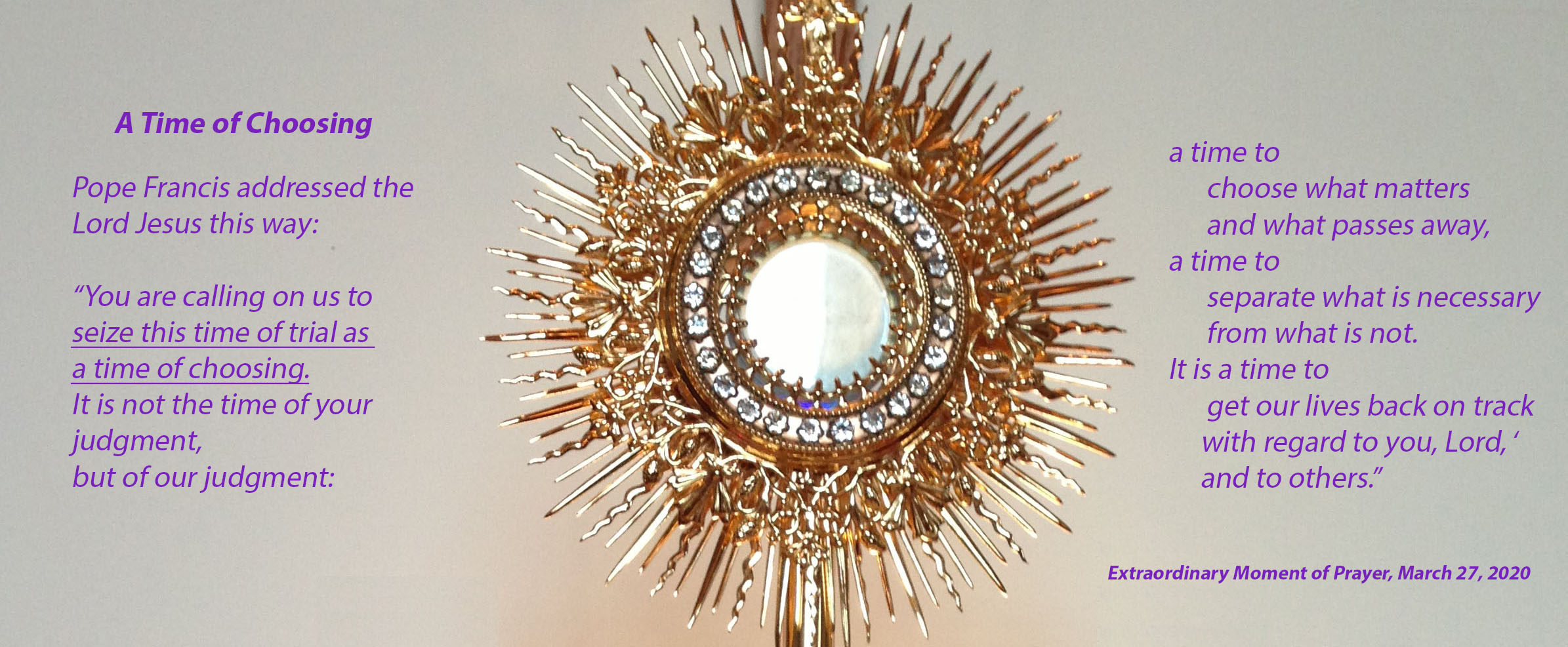 Eucharistic Adoration